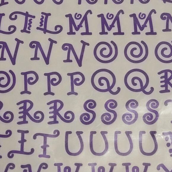 Making Memories Creative Letters ABC Stickers x 4 Funky Black Multi Scrapbooking - Picture 10 of 10